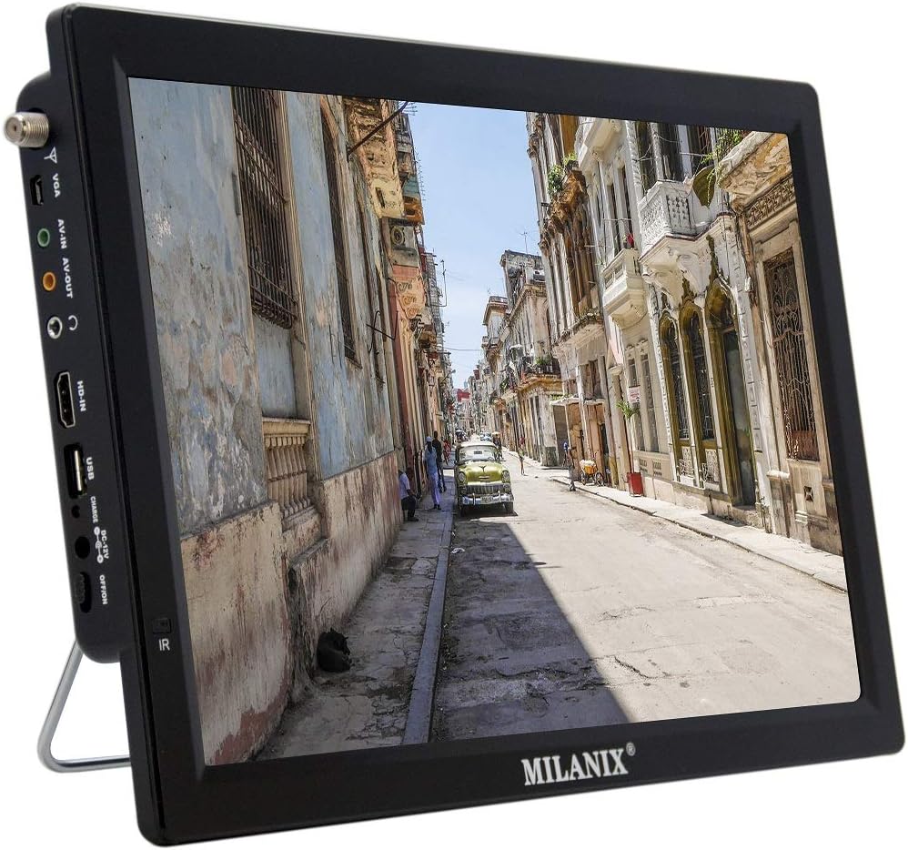 12.1 Portable Widescreen LED TV with HDMI and Remote Control O138