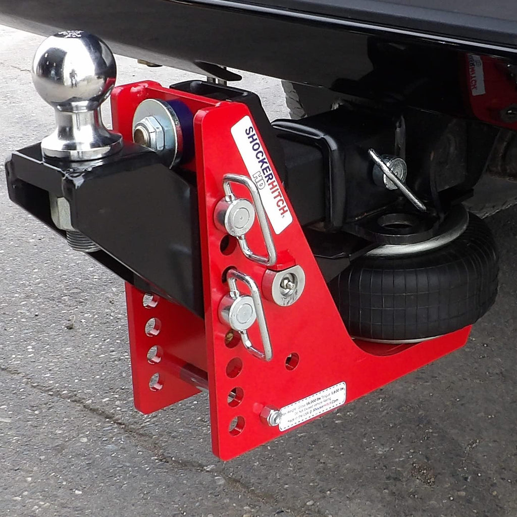 Air Receiver Hitch with Raised Ball Mount, Fits 3" Hitch, 2" Ball, 12000 lbs X574084