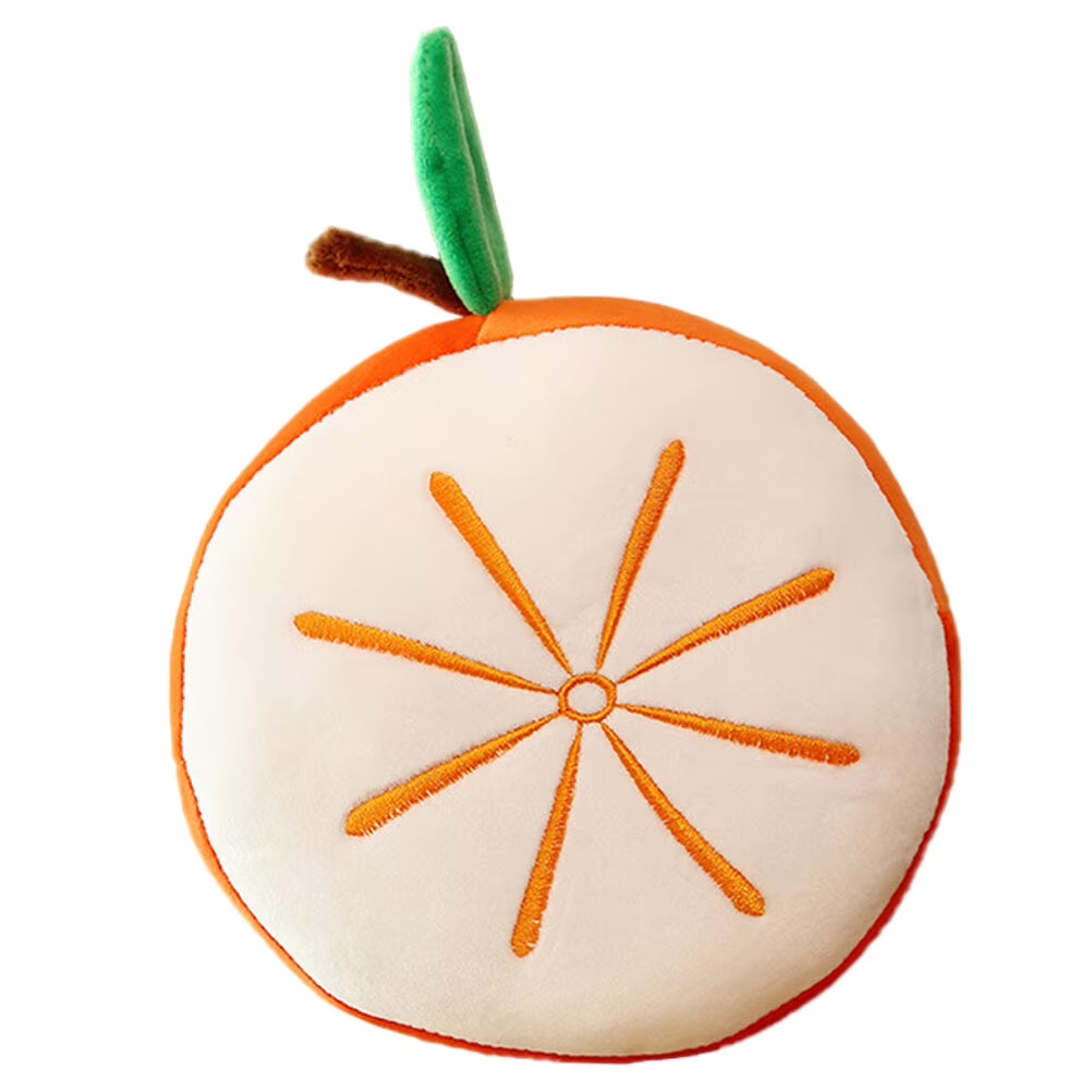 25cm Simulation Lemon Throw Pillow Plush Stuffed Toy Orange I8710