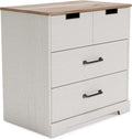 White 3 Drawer Wood Chest Z904697