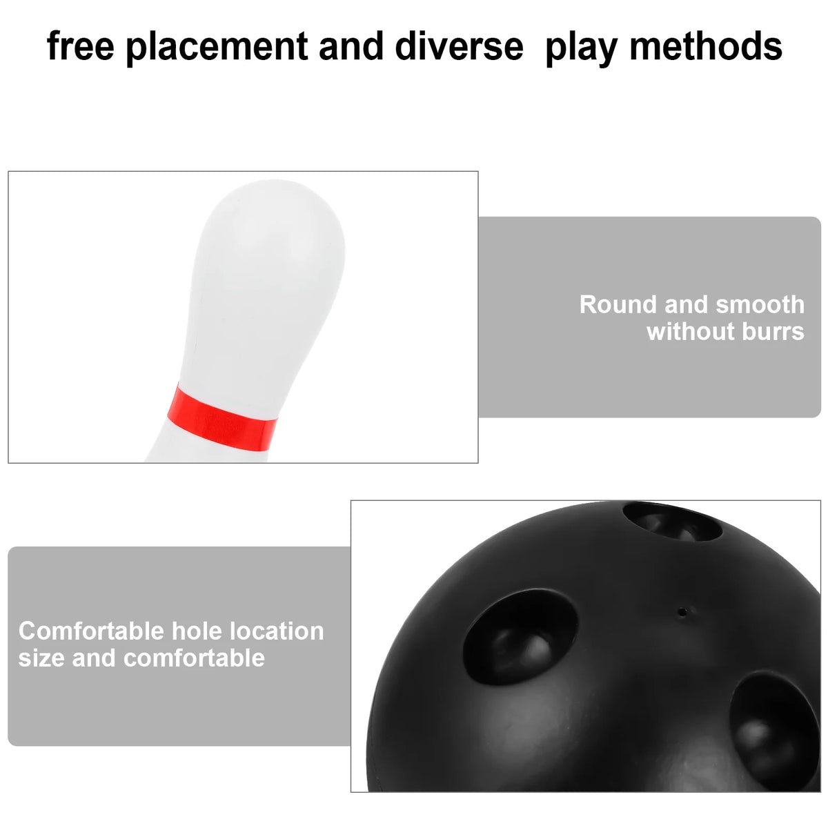 Kids Bowling Balls Plastic Bowling Toy Set J9820