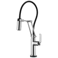 Chrome Articulating Faucet with Industrial Handle D1020