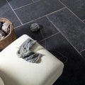 Black Bush Hammered Marble Tile P938225