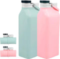 2PCS Collapsible 20oz Silicone Water Bottles M94008