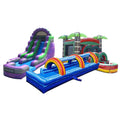 Commercial Inflatable Water Slide Bounce House Slip and Slide Trio R355058