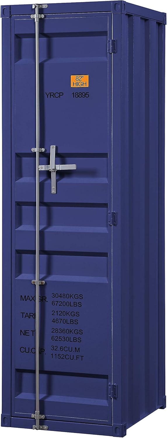 White Single Door Cargo Wardrobe Q215298