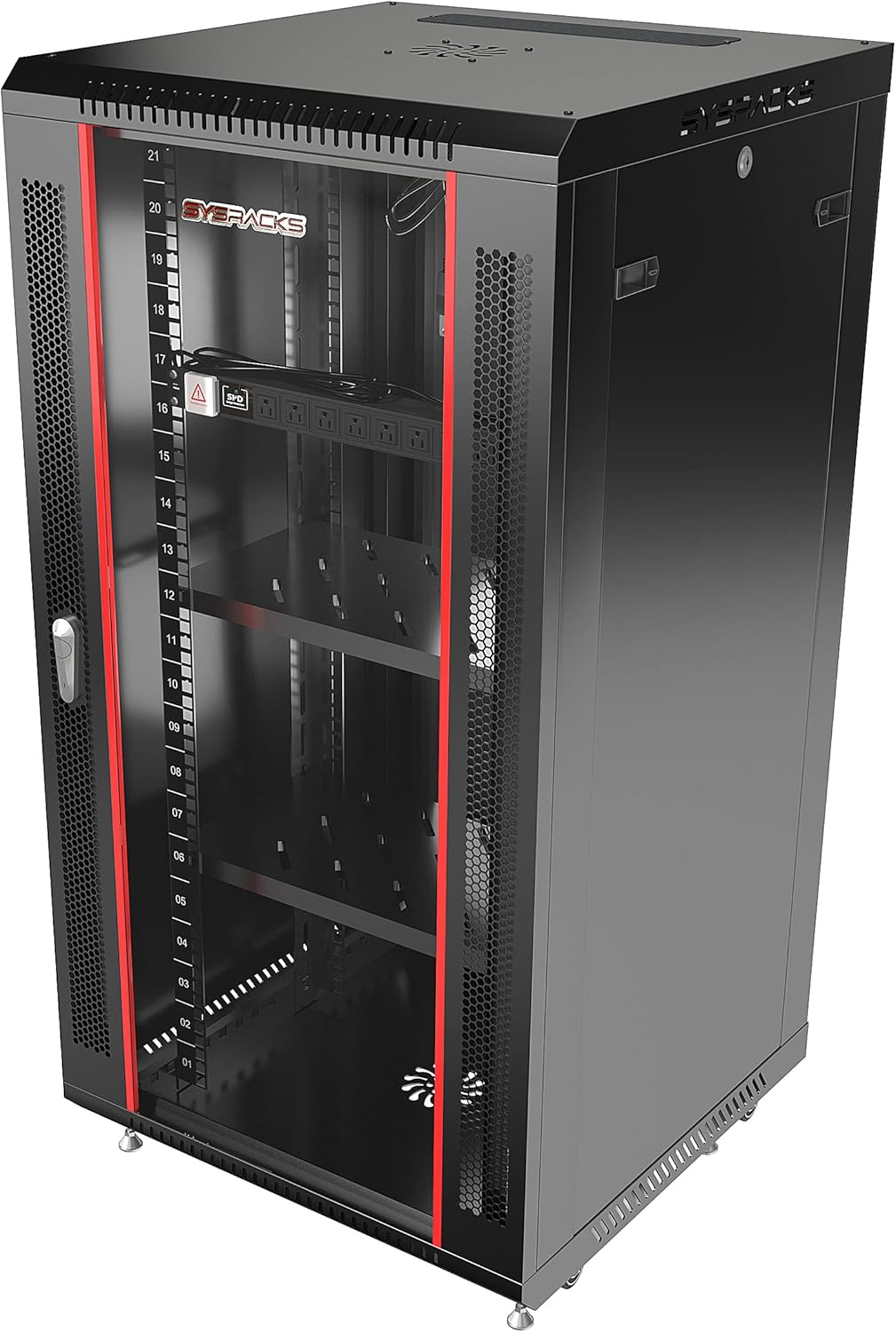 22U Locking Wall Mount Server Rack Cabinet I405
