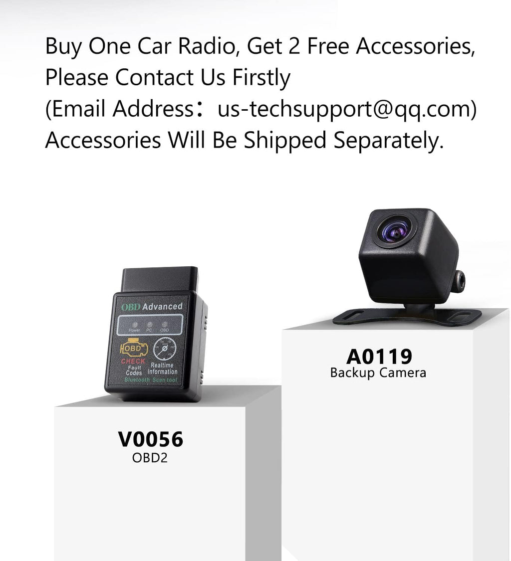 9 Inch Car Stereo Receiver with CarPlay and Android Auto F54623