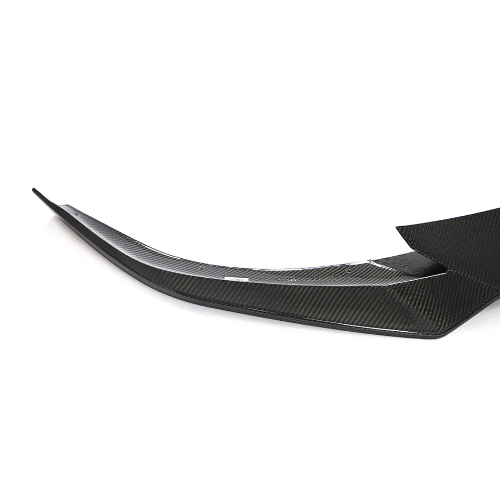 Gloss Black Front Bumper Lip for Tesla Model S Sedan O2126