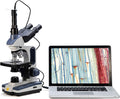 Trinocular Compound Microscope, 40X-2500X Magnification, Two-Layer Mechanical Stage M96650