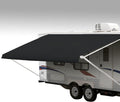 White Weatherproof Vinyl RV Awning Fabric Replacement 16' E882