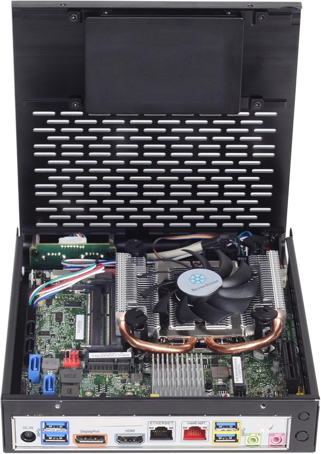 Thin-Mini ITX Aluminum Case with 120W External Power Adapter Z462275