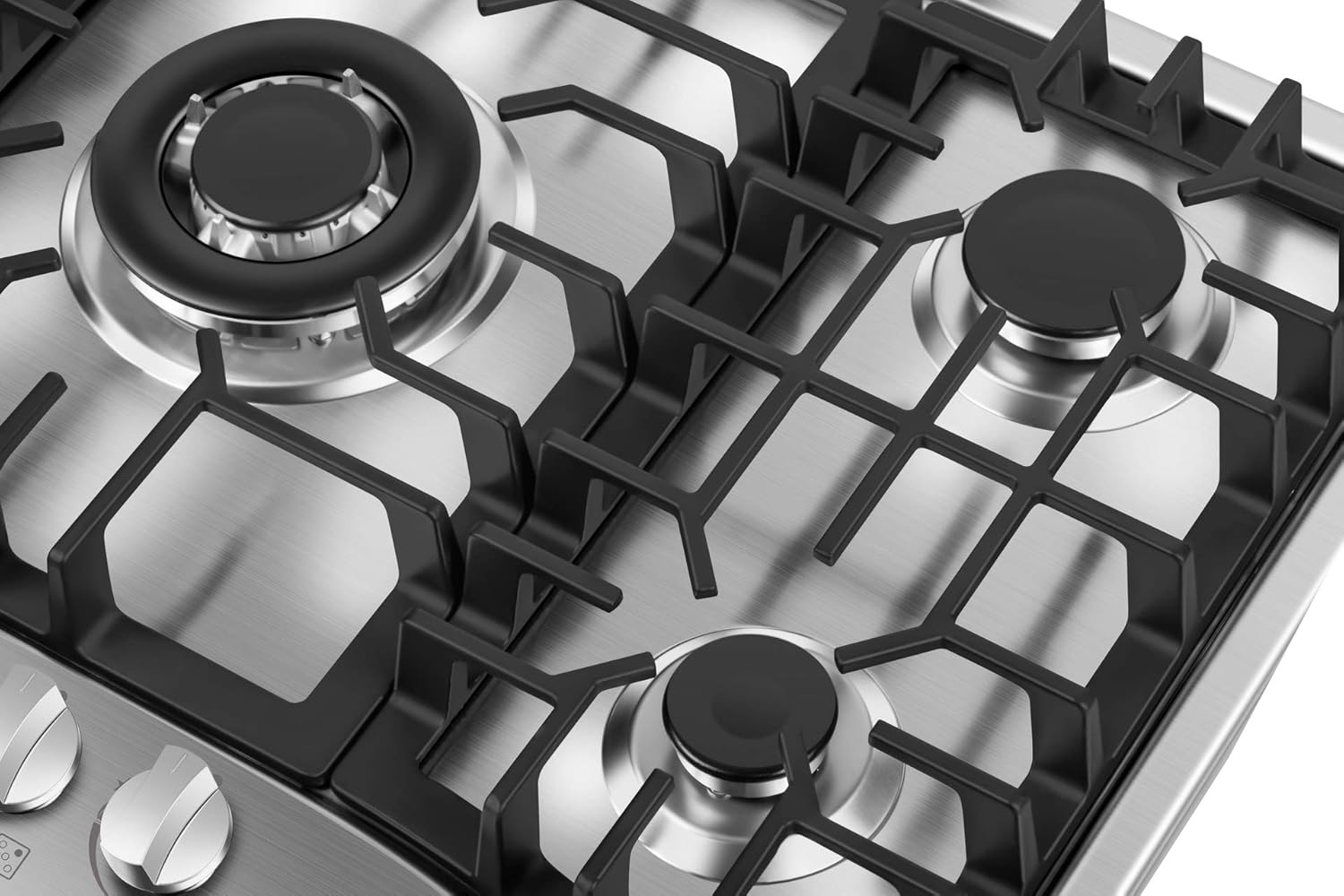 30" Gas Cooktop with 5 Sealed Burners in Stainless Steel H437575