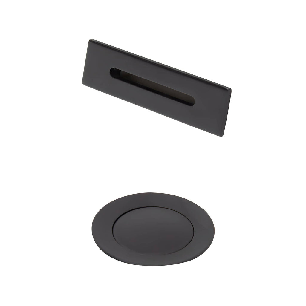 Matte Black Square Bathtub Trim Kit S666849