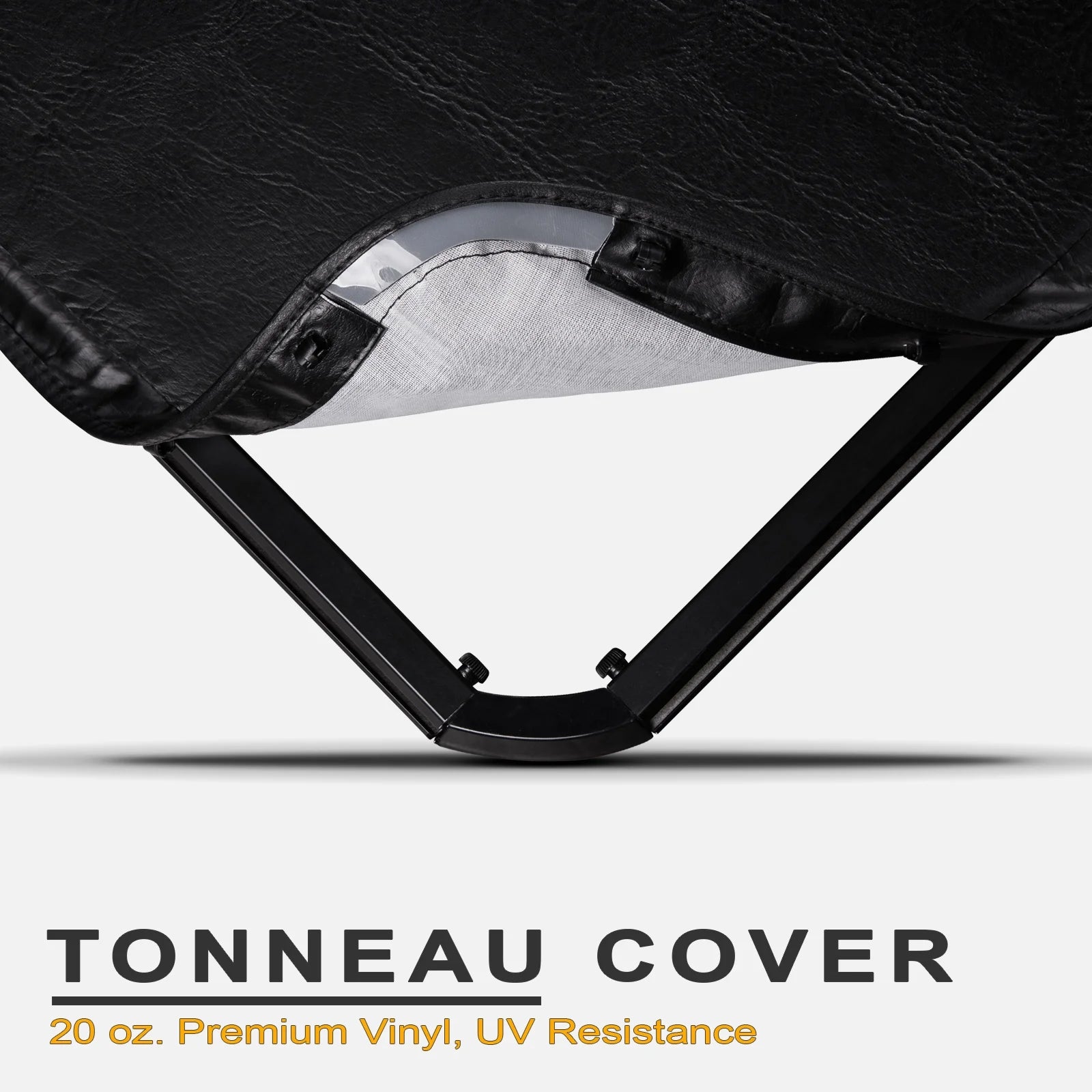 Hidden Snap Tonneau Cover with Truck Bed LED Lights A9830