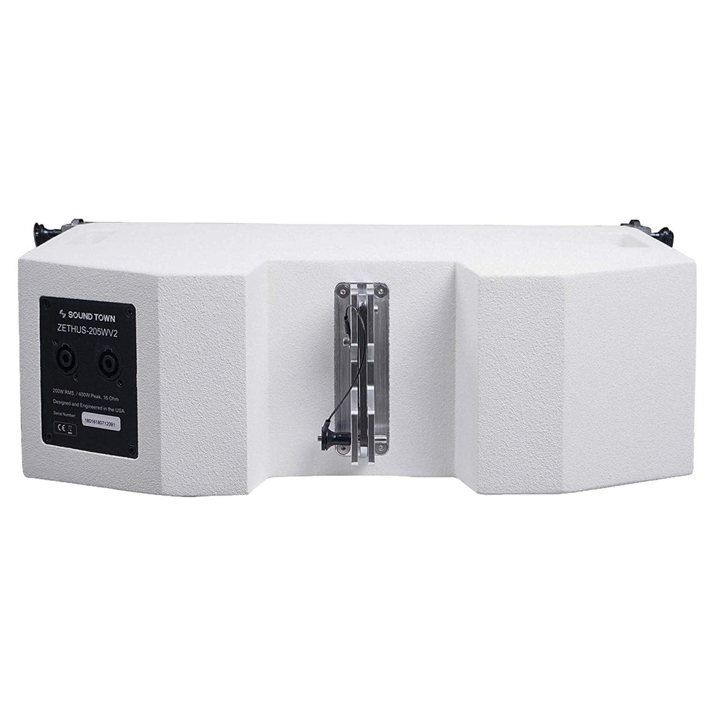 White Line Array Speaker System with 15-inch Subwoofer and Four 2 X 5-inch Speakers X208058