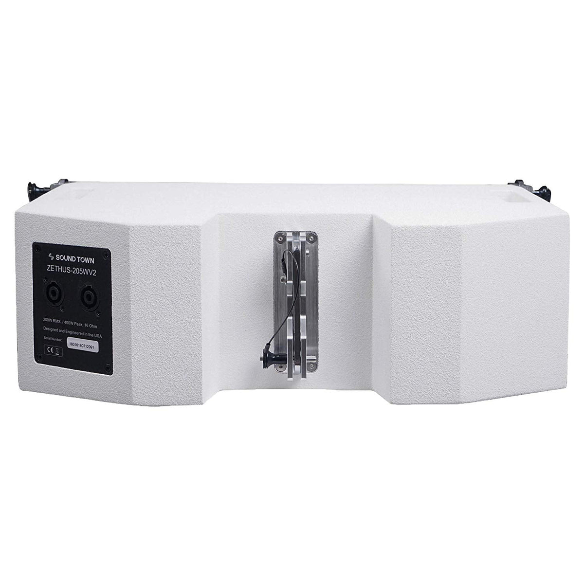 White Line Array Speaker System with 15-inch Subwoofer and Four 2 X 5-inch Speakers X208058