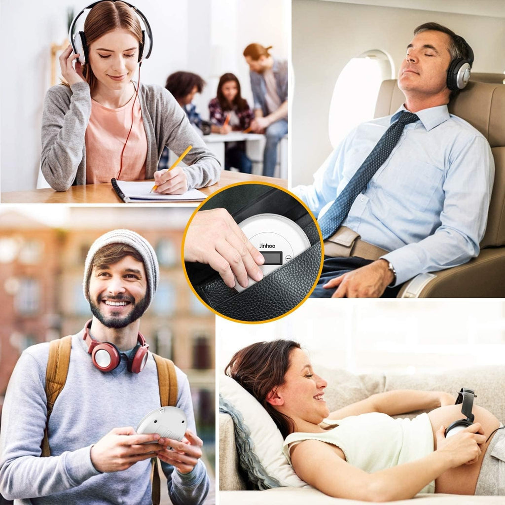 Portable CD Player with Bluetooth, LCD Display, Pack of 2 V548459