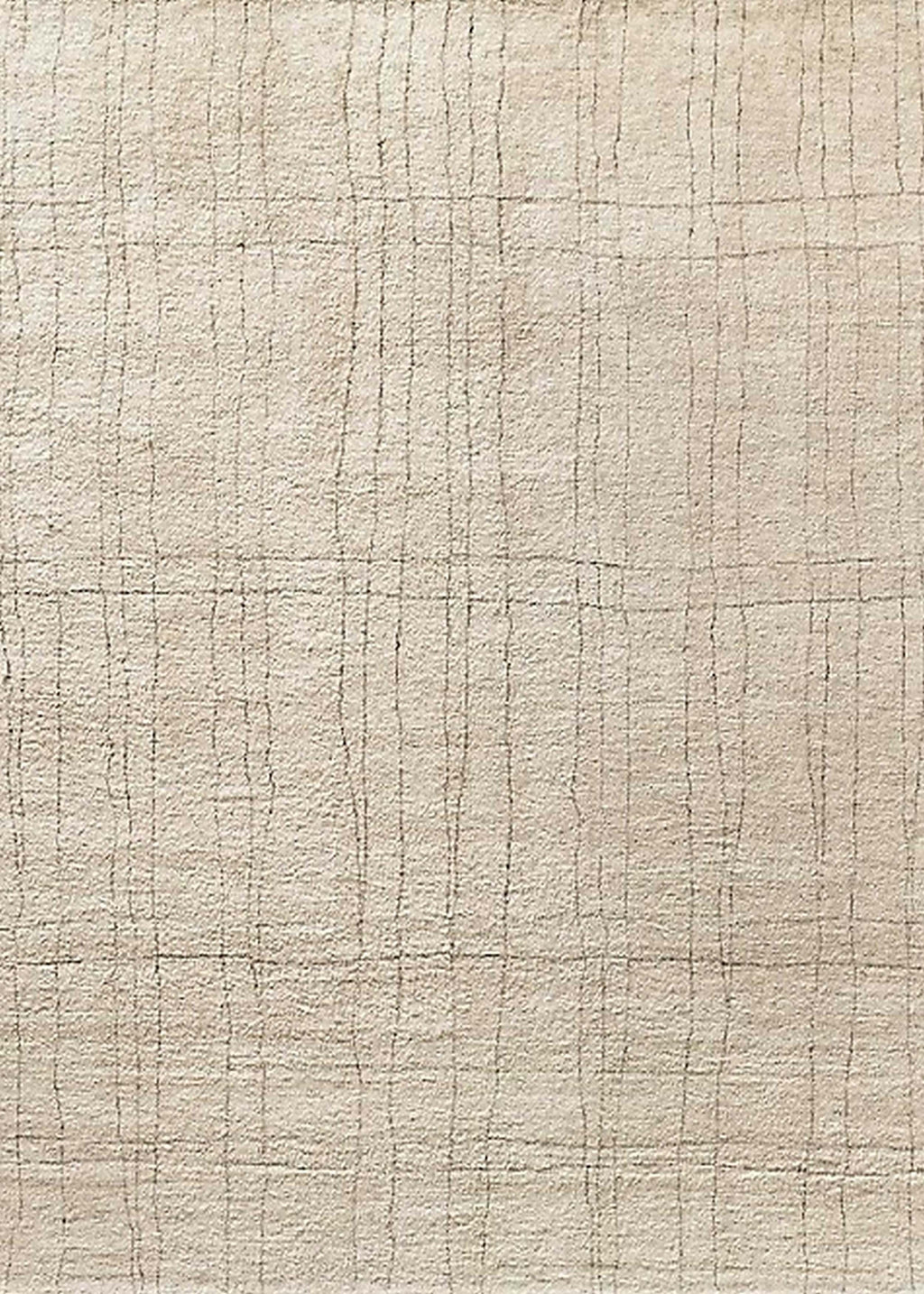 Wheat Beige Solid Rectangle Area Rug W130859