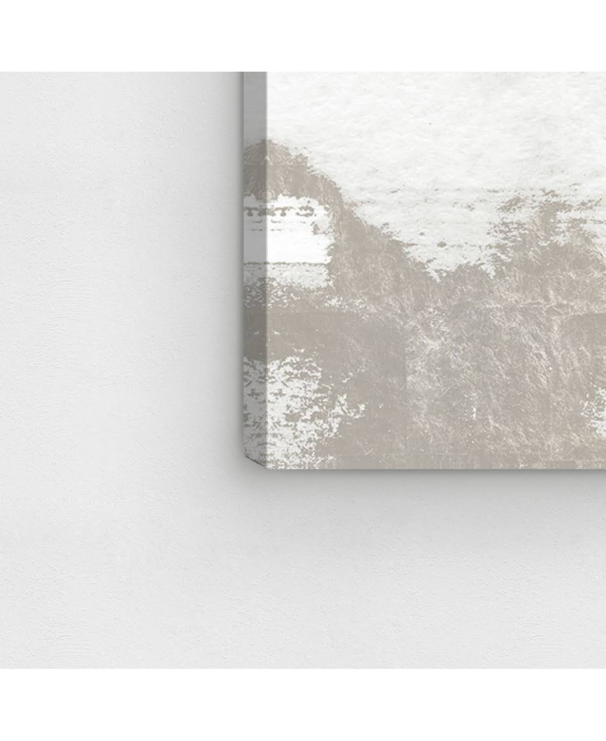 White Abstract Canvas D76163
