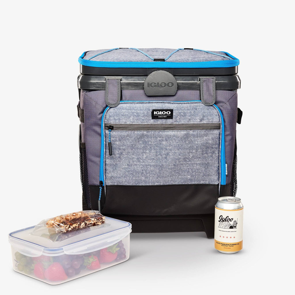 36-Can Soft Cooler Gray/Black P56655
