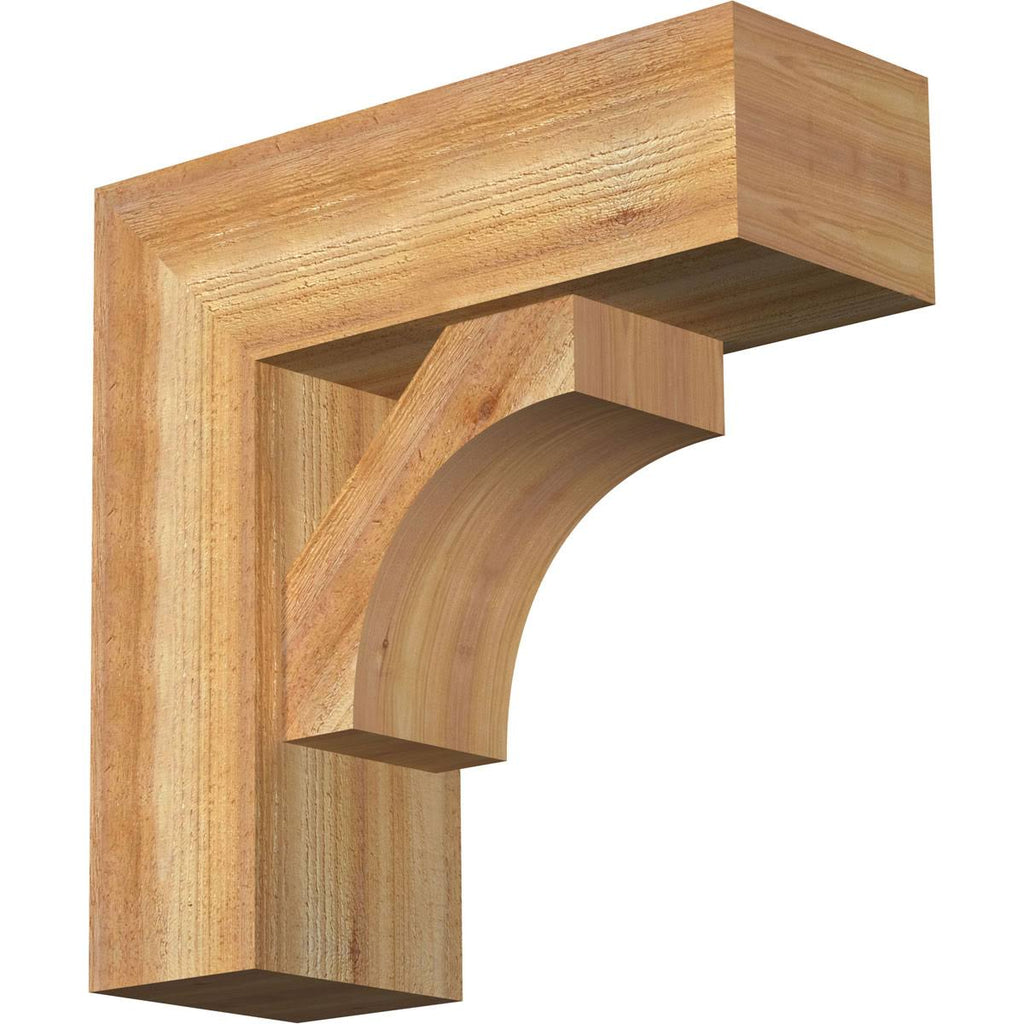 Rough Sawn Cedar Bracket with Offset Brace O891946