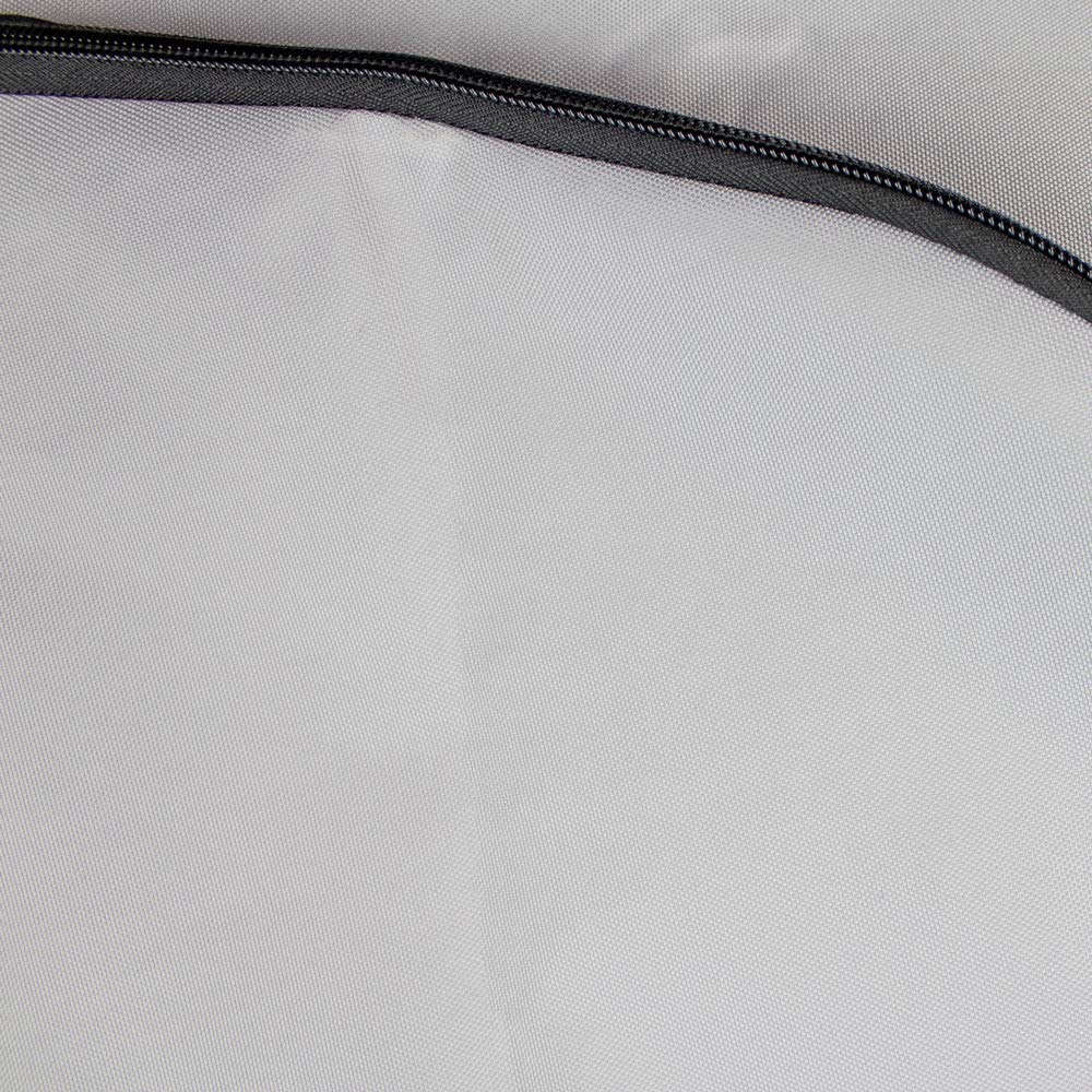 Full Outboard Watercraft Boat Motor Cover, Heavy-Duty 600D Polyester Marine Canvas, Gray F431