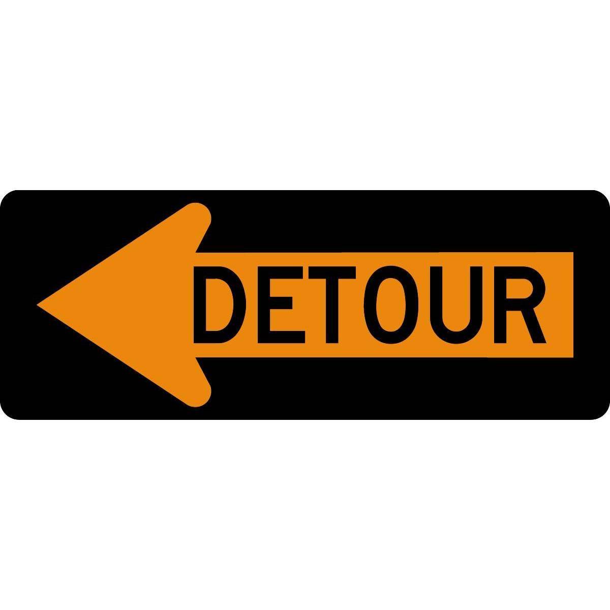 Detour Sign, 18 x 48in L4960