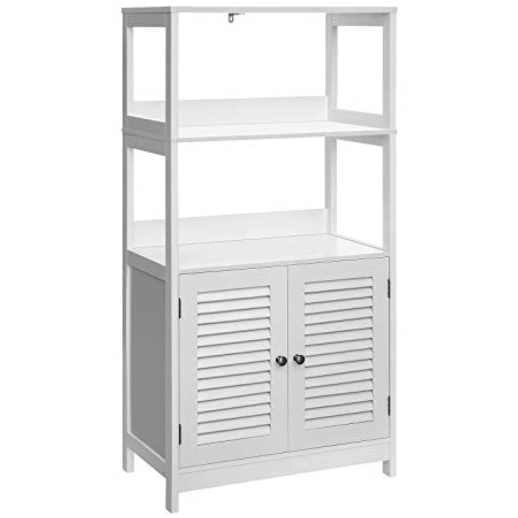 White Freestanding Tall Cabinet D785