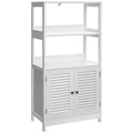 White Freestanding Tall Cabinet D785