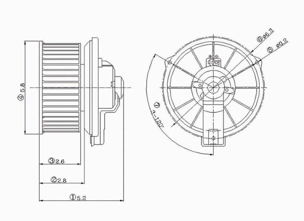 HVAC Blower Motor M485560