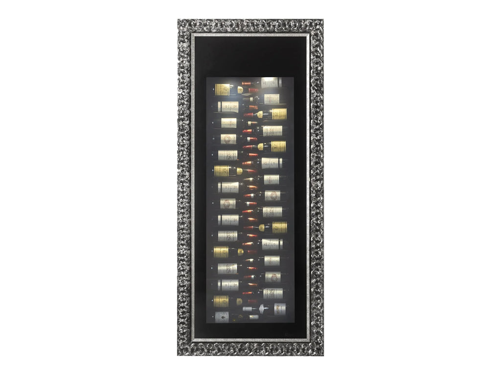 Black 30 Bottle Wine Cooler with Digital Thermostat Y1678