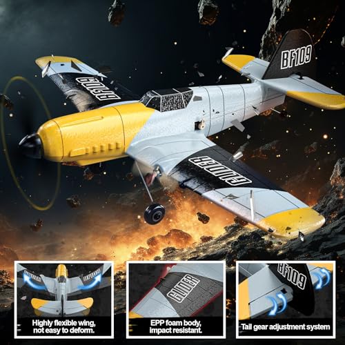 3 Channel Remote Control Airplane with 2 Batteries U763