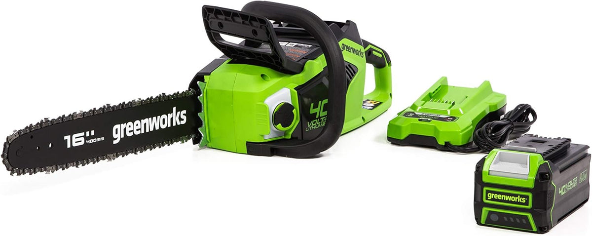 40V 16-inch Chainsaw with 4Ah USB Battery and Standard Charger W153615