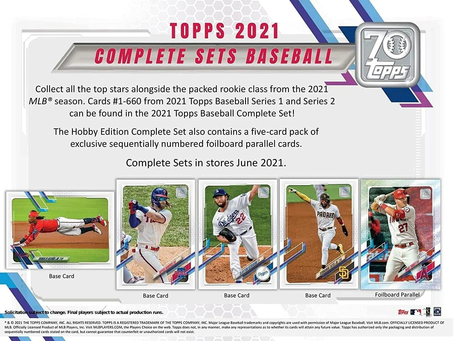 2021 Topps Baseball Hobby Factory Set F4452