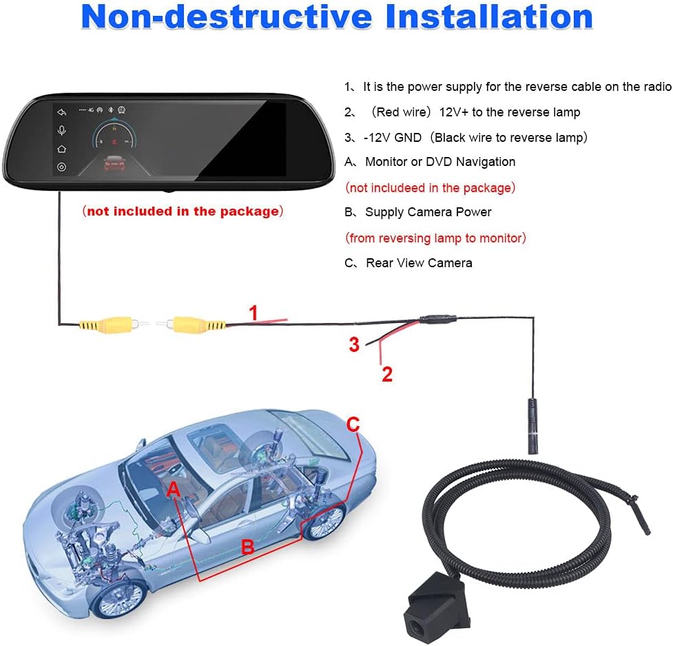 Backup Camera Pack of 2 for Jeep Wrangler T99245