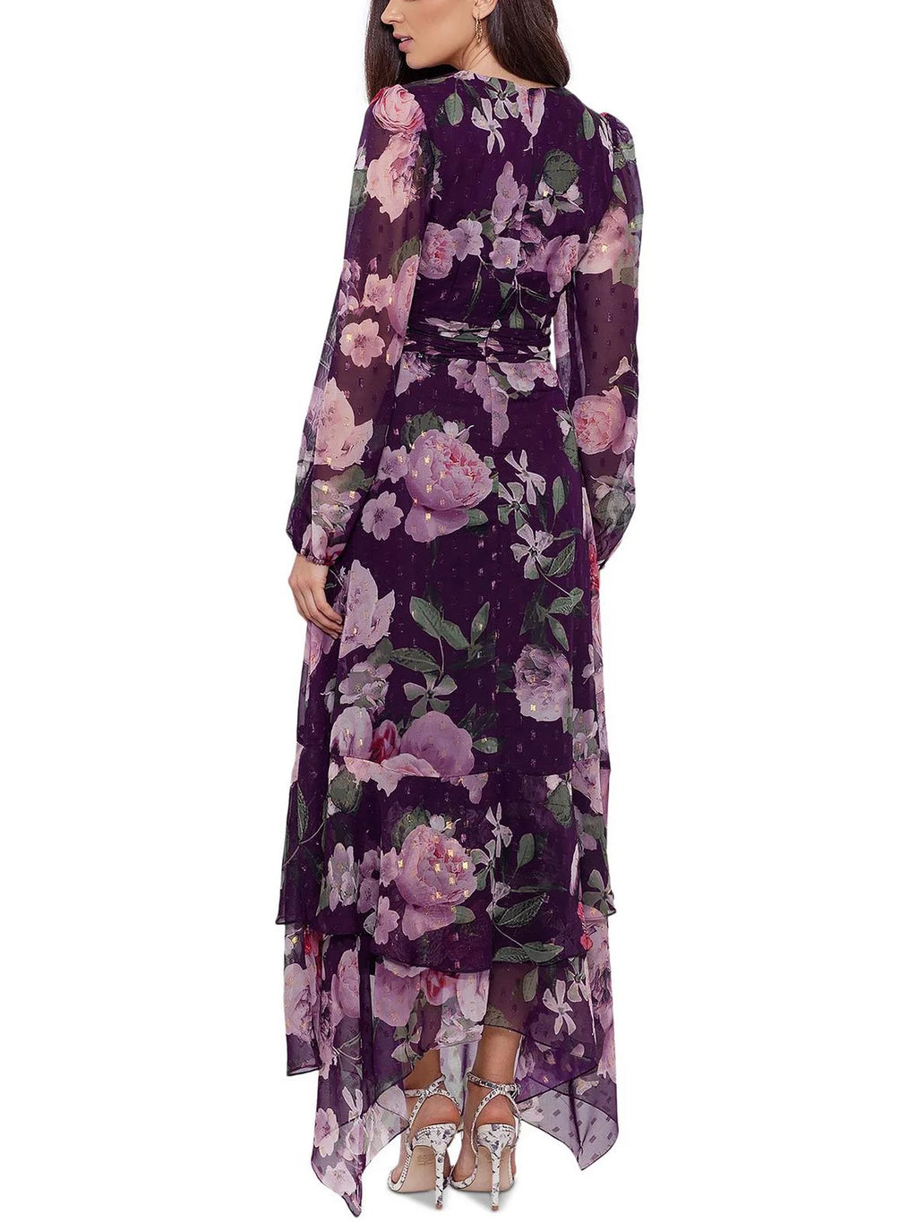 Chiffon Floral Maxi Dress A15071