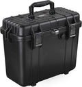 Pack of 2 Water and Shock Resistant Protective Gear Case with Foam (Black) Q268