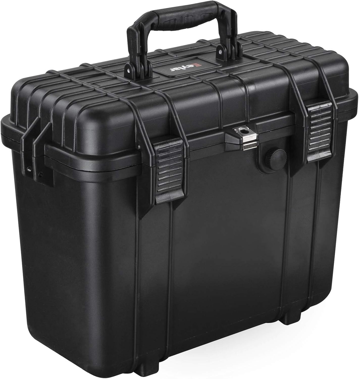 Pack of 2 Water and Shock Resistant Protective Gear Case with Foam (Black) Q268