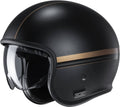 Black-Gold Jet Helmet Q597