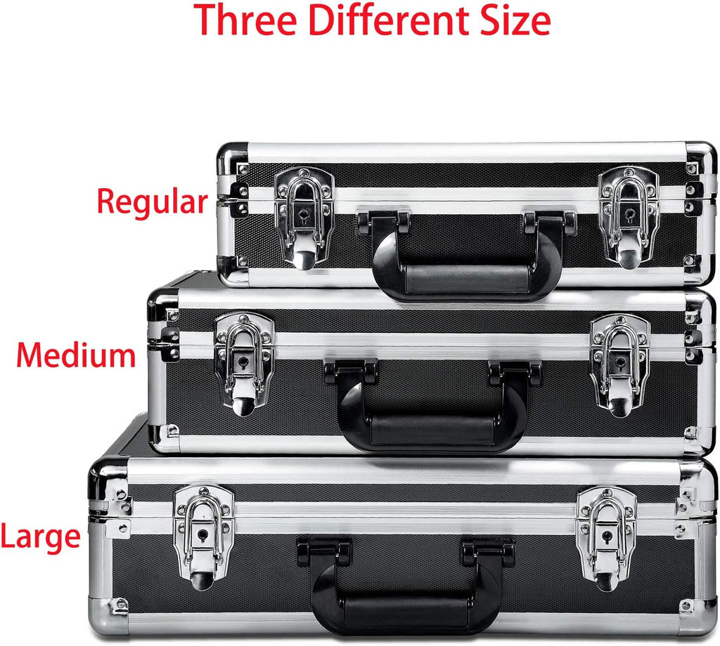 16in Two-Tone Aluminum Case with Pluck Foam Interior, Pack of 2 R364