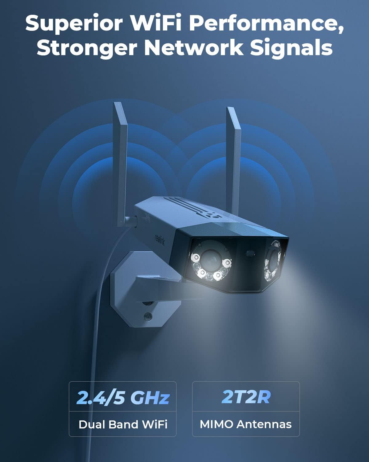 2K 4MP Outdoor WiFi Camera with Color Night Vision Z7712