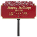 Red/Gold Lawn Sign G8781