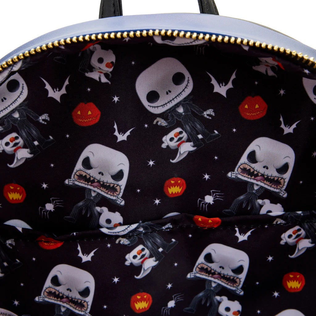 NBC Jack Skellington House Mini Backpack Navy Y826