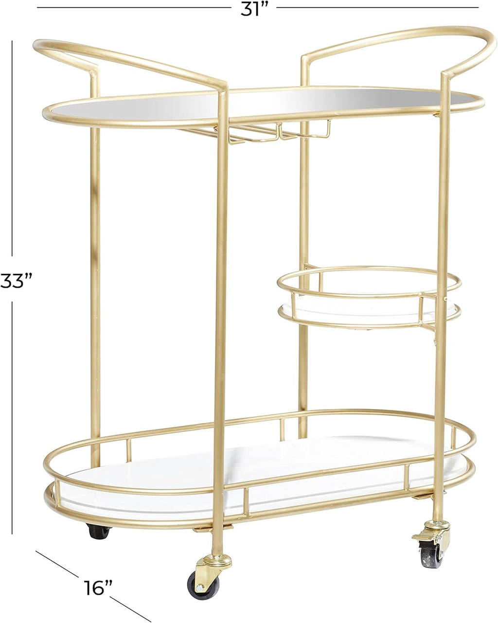 Gold Bar Cart E2761