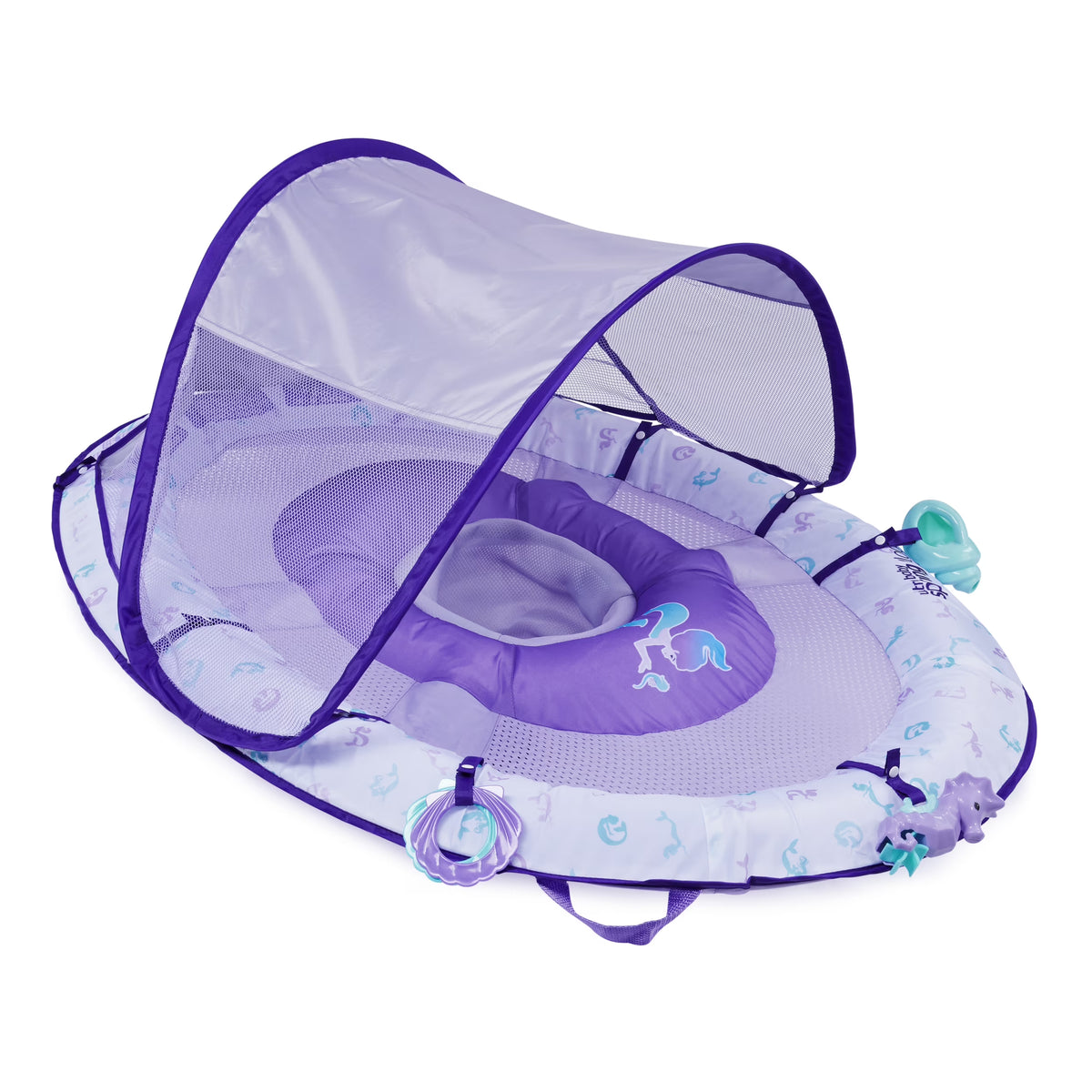 Inflatable Baby Pool Float with Sun Canopy B217533
