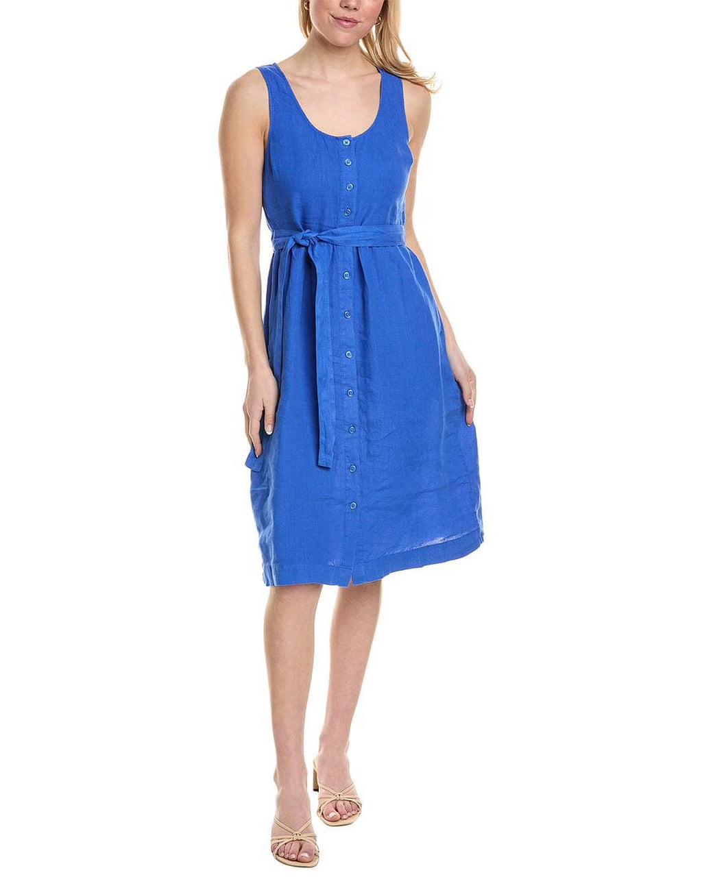 Linen Midi Dress H5227