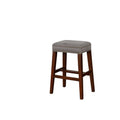 Gray and Walnut Bar Stool R731178
