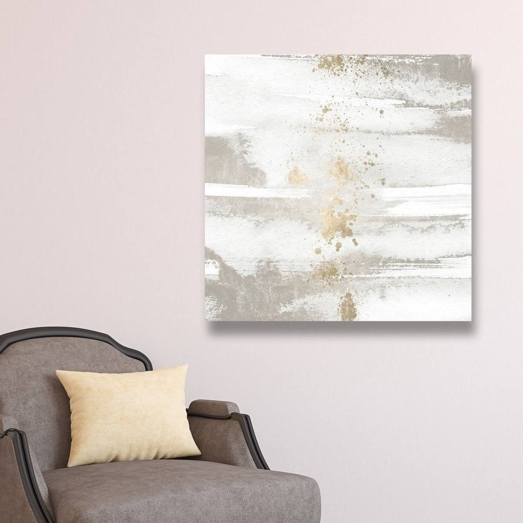 White Abstract Canvas D76163