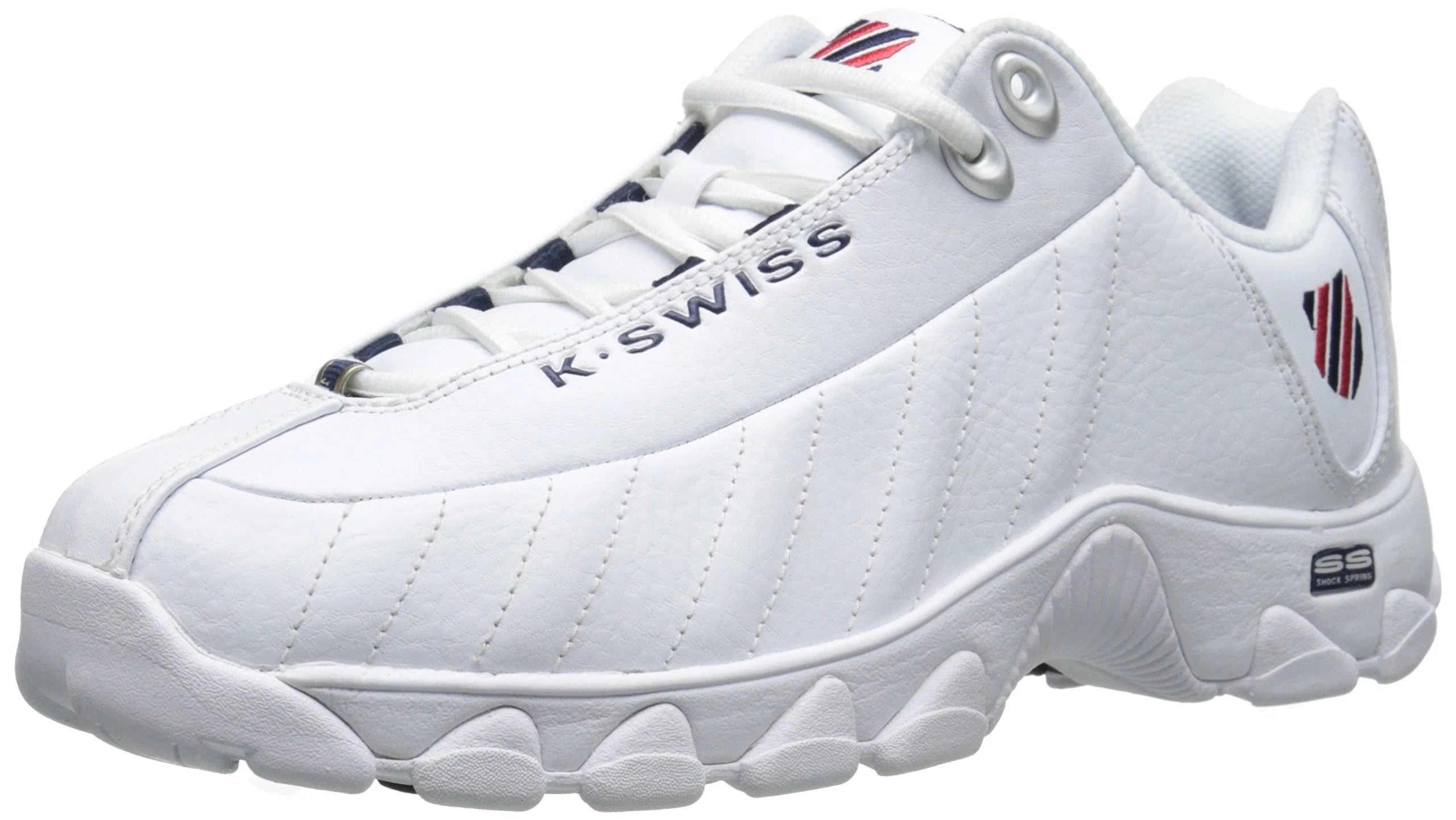 White/Navy/Red Men's Shoes W2094